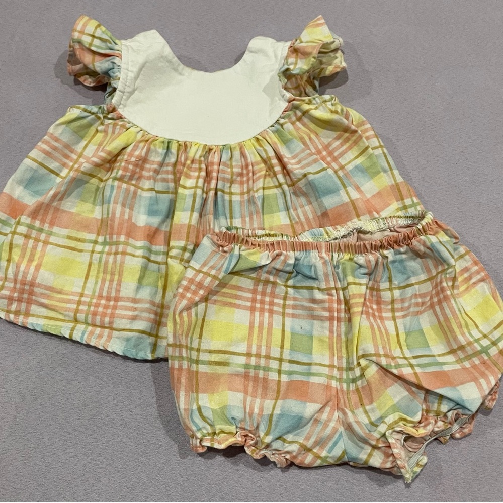 Ricrac & Ruffles Dress and Bloomers